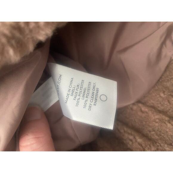 NWOT UpWest Mauve Sherpa Jacket Size Small - Picture 4 of 6